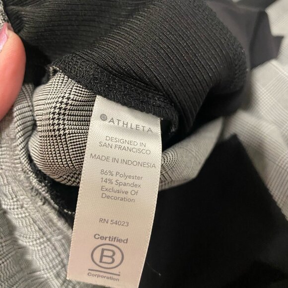 Athleta Brooklyn Plaid Ankle‎ Pant Size 6T (Tall) - Picture 6 of 10